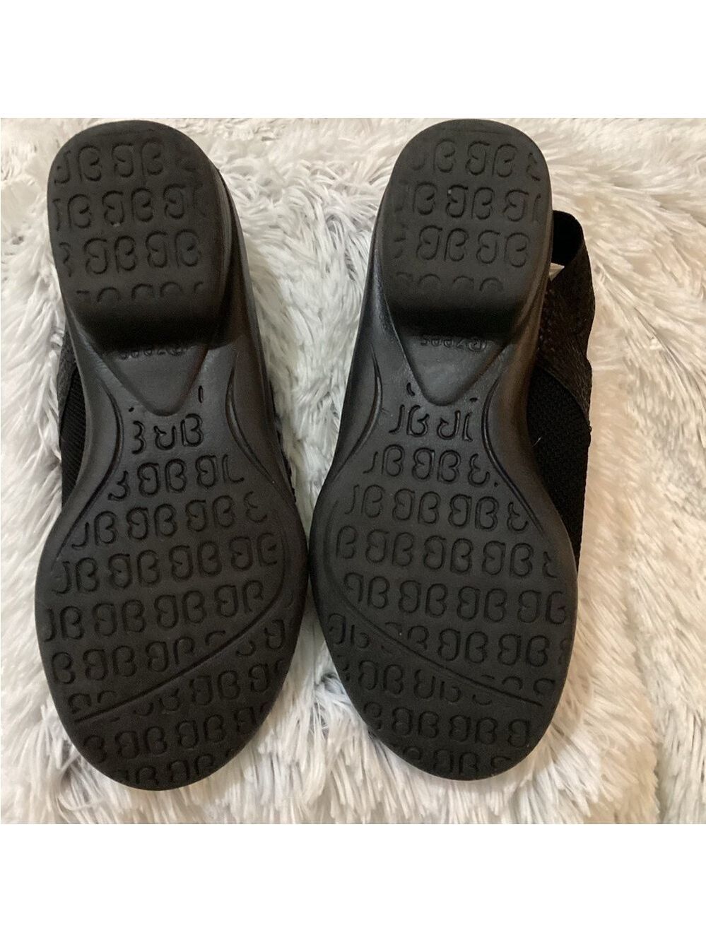 BZees Molly black sling back open toe sandals Woman’s size 6.5 M - Picture 6 of 16